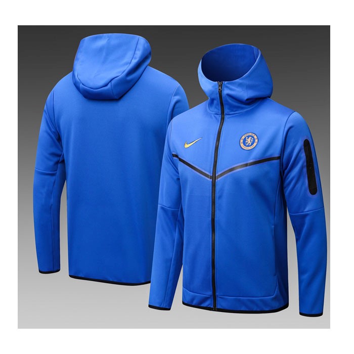 Felpa Cappuccio Top Chelsea 24/25 Blu